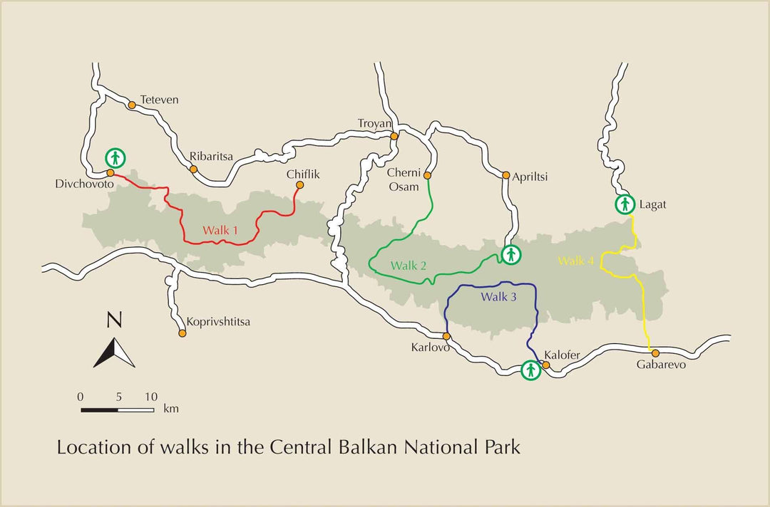 Guide de randonnées (en anglais) - Bulgaria's National Parks | Cicerone guide de randonnée Cicerone 