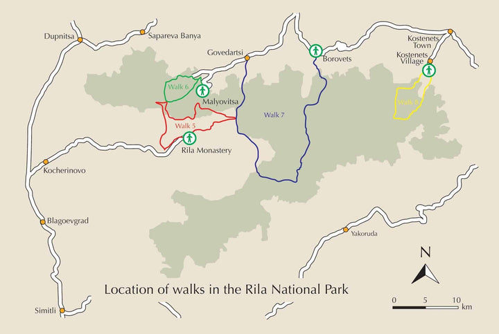 Guide de randonnées (en anglais) - Bulgaria's National Parks | Cicerone guide de randonnée Cicerone 