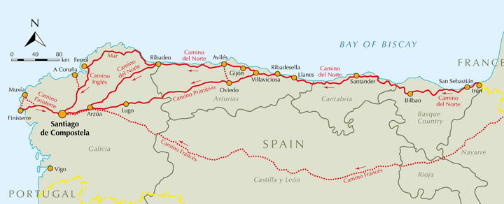 Guide de randonnées (en anglais) - Camino Inglés and Ruta do Mar | Cicerone guide de randonnée Cicerone 
