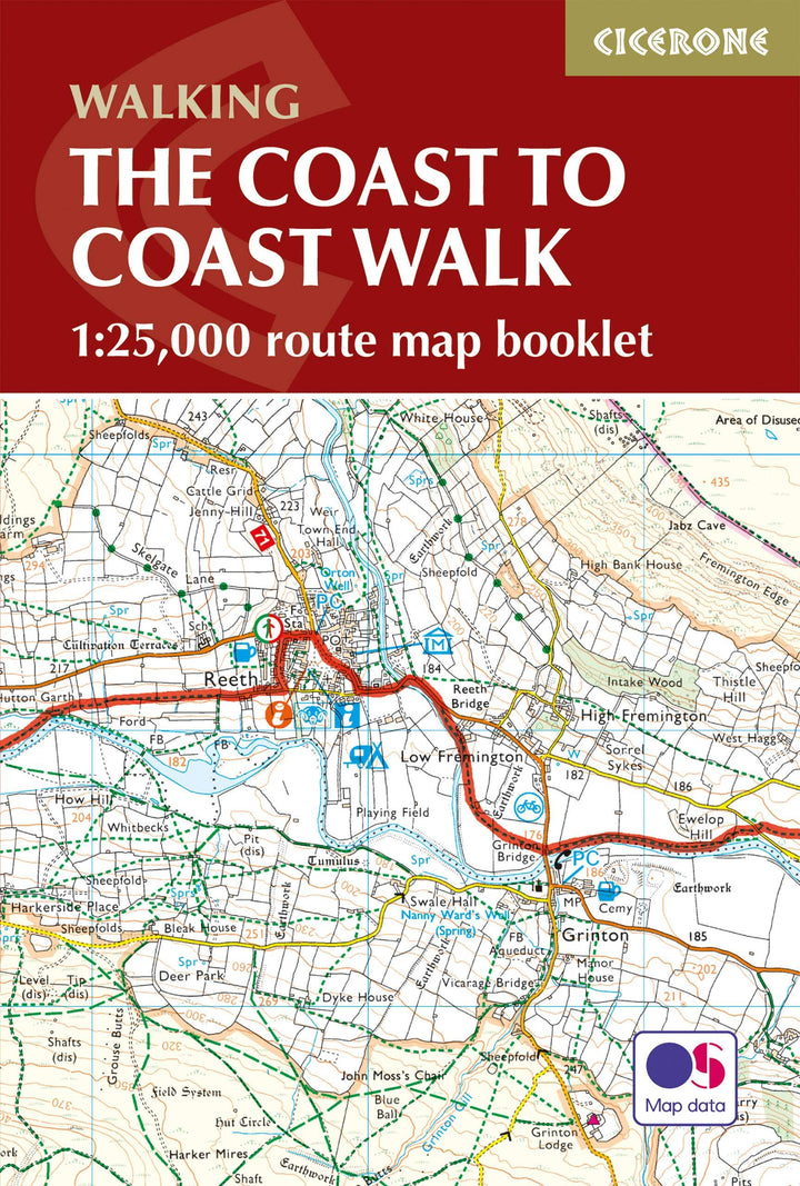 Guide de randonnées (en anglais) - Coast to Coast walk from St-Bees to Robin Hood's Bay | Cicerone guide de randonnée Cicerone 