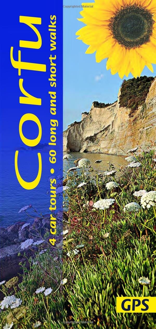 Guide de randonnées (en anglais) - Corfu | Sunflower guide petit format Sunflower 