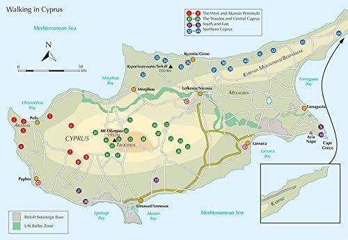 Guide de randonnées (en anglais) - Cyprus | Cicerone guide de randonnée Cicerone 