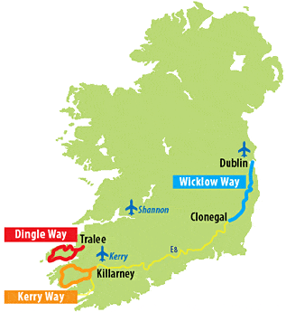 Guide de randonnées (en anglais) - Dingle Way (Irlande) | Rucksack Readers guide de randonnée Rucksack Readers 