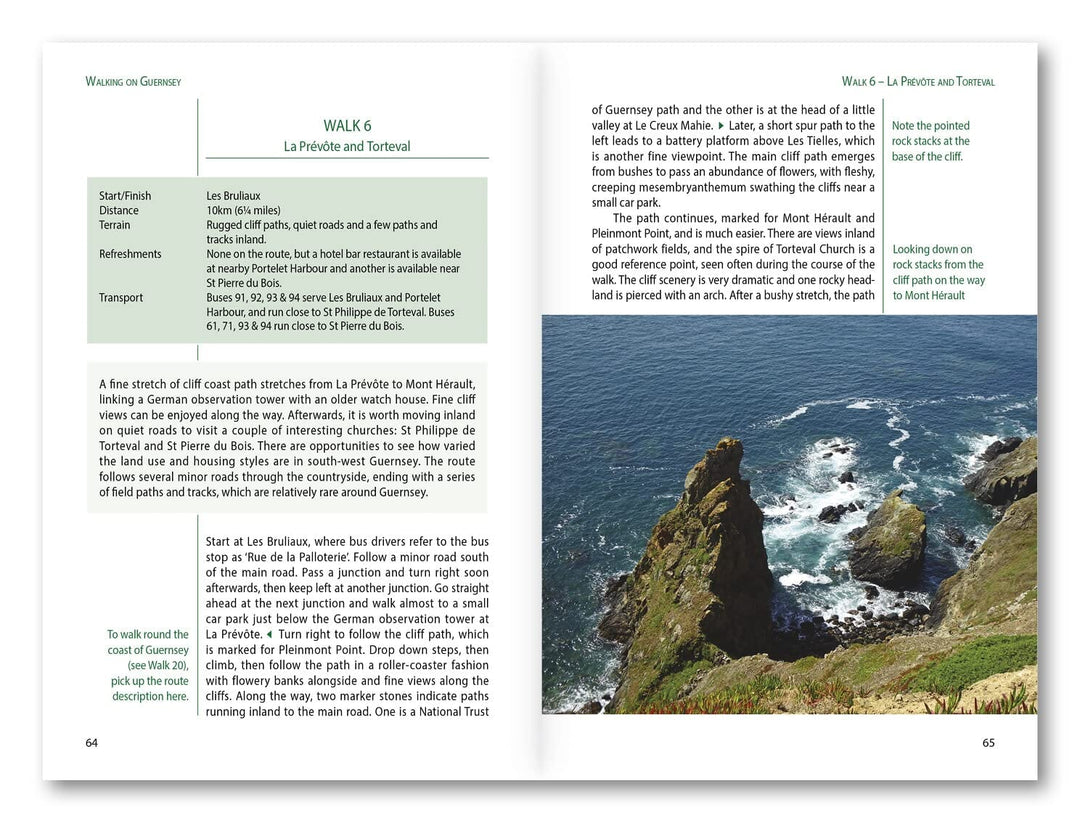 Guide de randonnées (en anglais) - Guernesey | Cicerone guide de randonnée Cicerone 