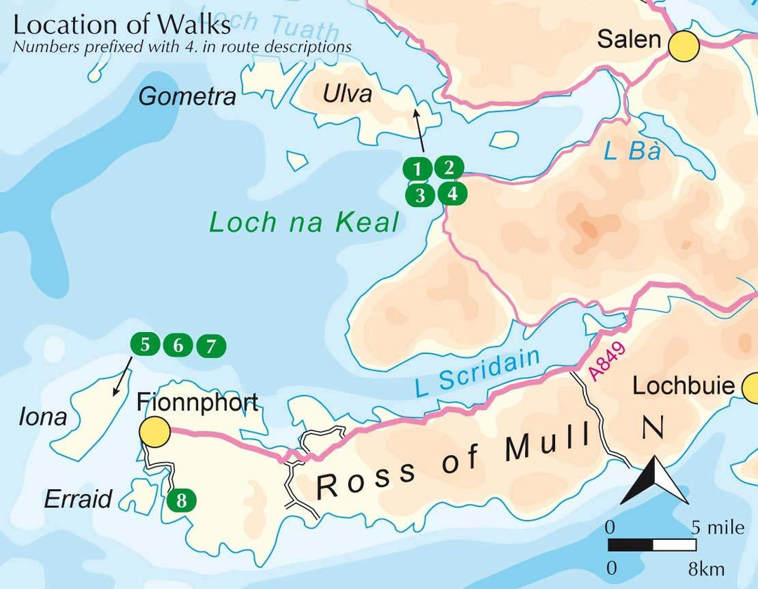 Guide de randonnées (en anglais) - Isle of Mull : Mull, Ulva, Gometra, Iona & Erraid | Cicerone guide de randonnée Cicerone 