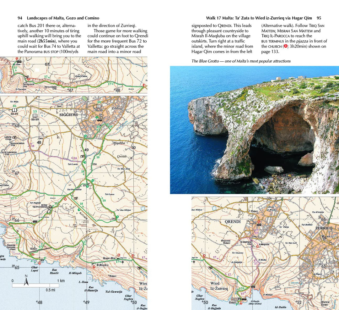 Guide de randonnées (en anglais) - Malta, Gozo & Comino | Sunflower guide de randonnée Sunflower 