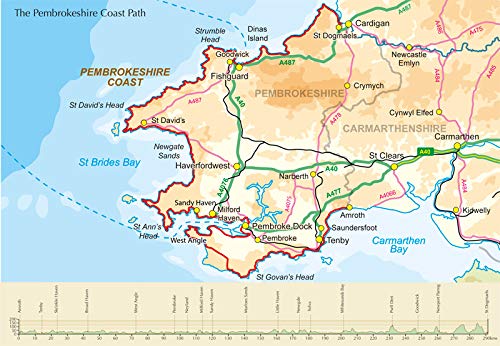 Guide de randonnées (en anglais) - Pembrokeshire Coast Path | Cicerone guide de randonnée Cicerone 