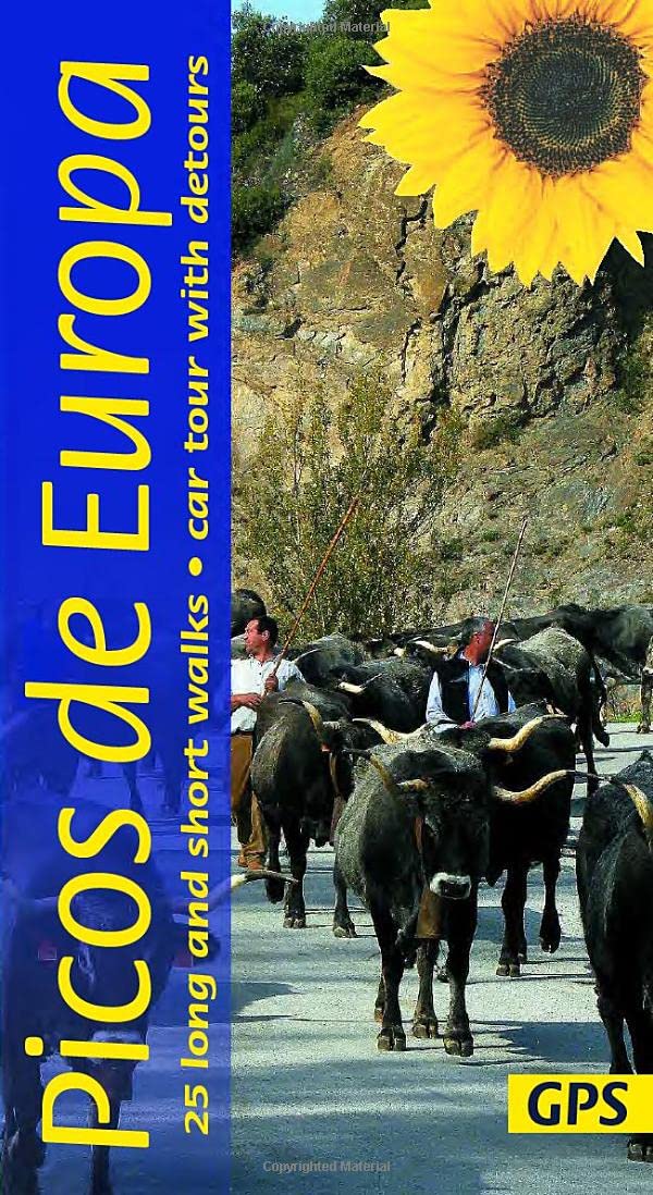 Guide de randonnées (en anglais) - Picos de Europa | Sunflower guide de randonnée Sunflower 