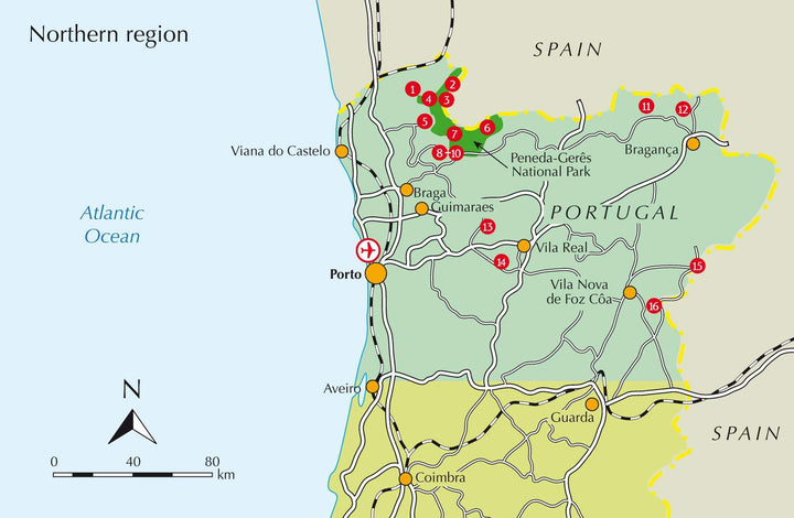 Guide de randonnées (en anglais) - Portugal | Cicerone guide de randonnée Cicerone 