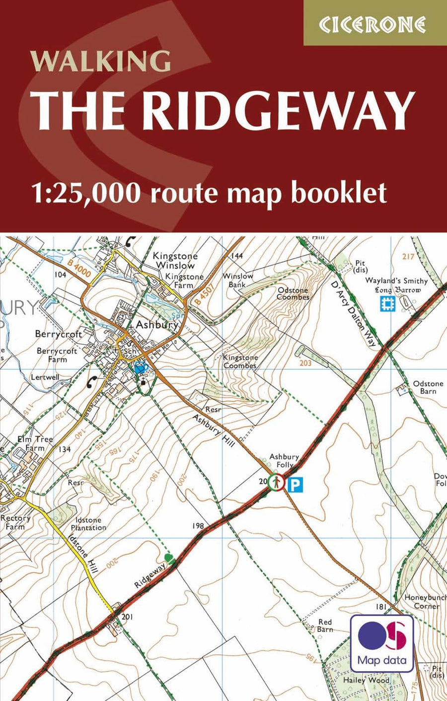 Guide de randonnées (en anglais) - Ridgeway Map Booklet | Cicerone guide de randonnée Cicerone 