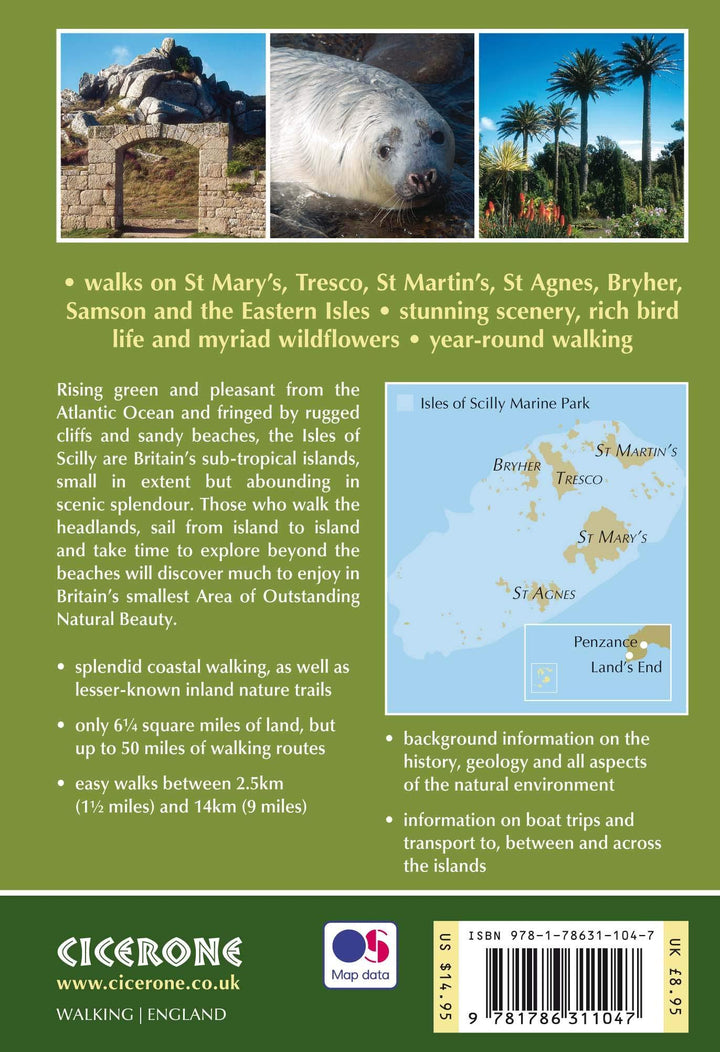Guide de randonnées (en anglais) - Scilly Isles | Cicerone guide de randonnée Cicerone 