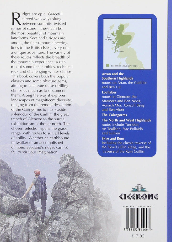 Guide de randonnées (en anglais) - Scotland's Mountain Ridges scrambling, mountaineering & climbing | Cicerone guide de randonnée Cicerone 
