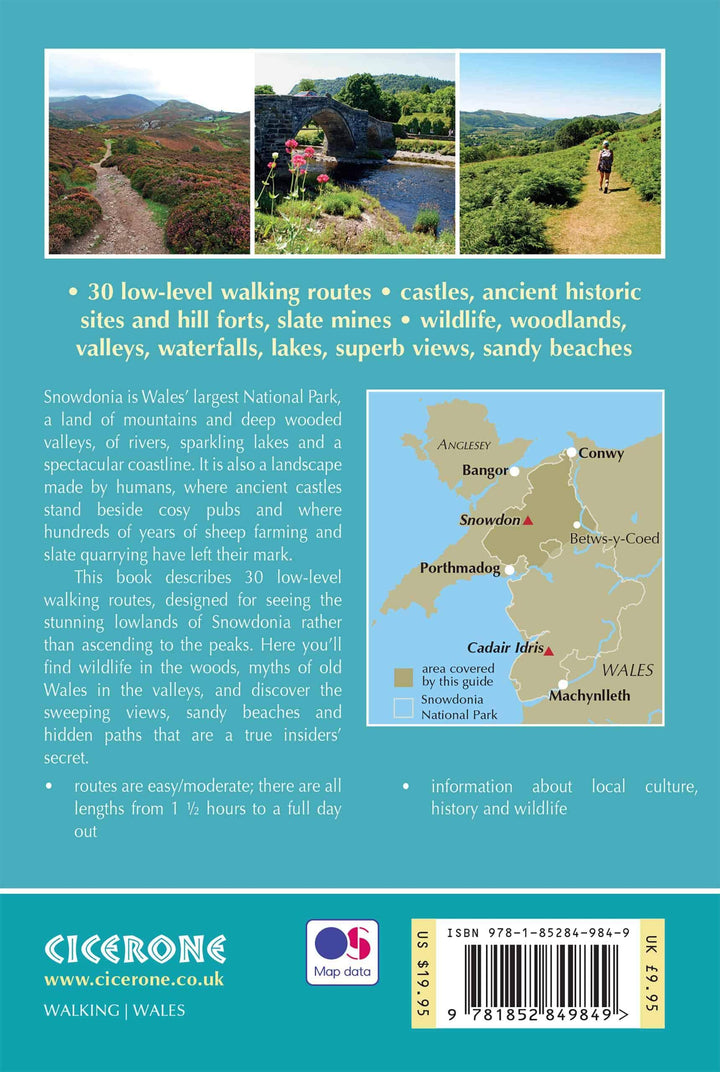 Guide de randonnées (en anglais) - Snowdonia North : Snowdon, the Ogwen and Conwy Valleys & the coast | Cicerone guide de randonnée Cicerone 