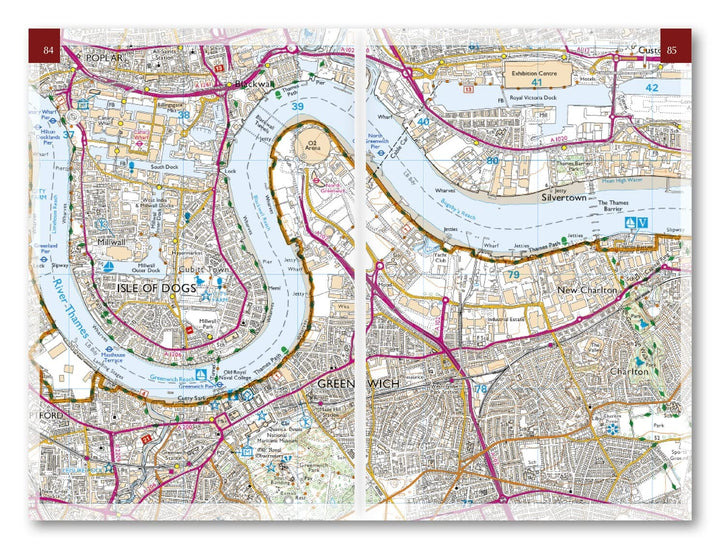 Guide de randonnées (en anglais) - Thames Path - London to river's source in Gloucestershire | Cicerone guide petit format Cicerone 