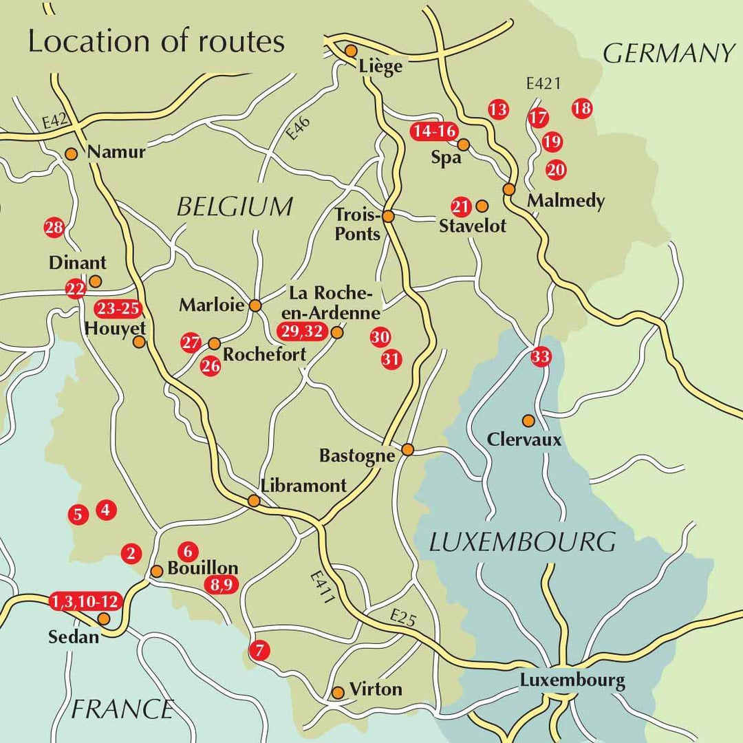 Guide de randonnées (en anglais) - The Ardennes, Belgium, Luxembourg | Cicerone guide de randonnée Cicerone 