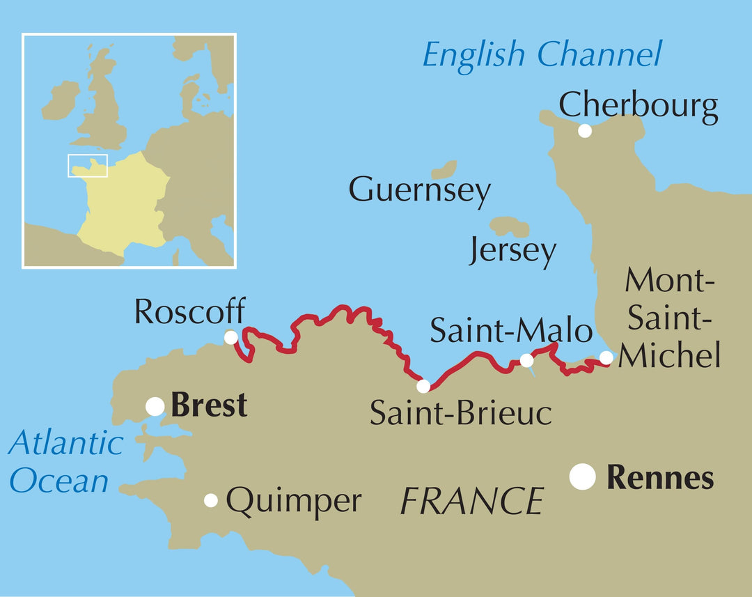 Guide de randonnées (en anglais) - The Brittany coast path : The GR 34 from Mont-Saint-Michel to Roscoff | Cicerone guide de randonnée Cicerone 