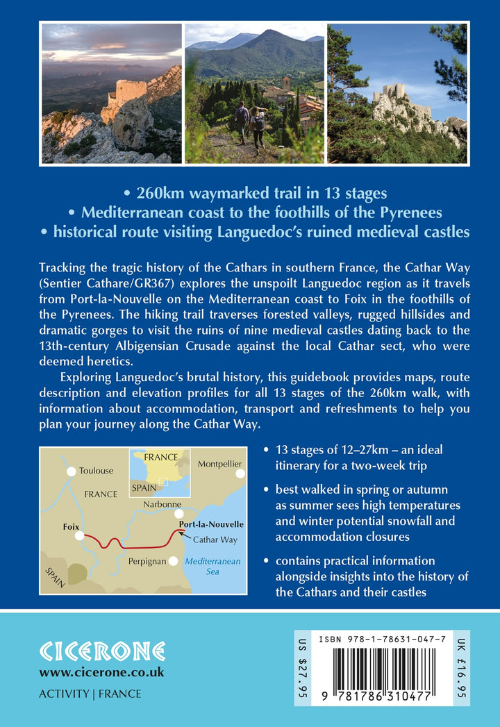 Guide de randonnées (en anglais) - The cathar way | Cicerone guide de randonnée Cicerone 