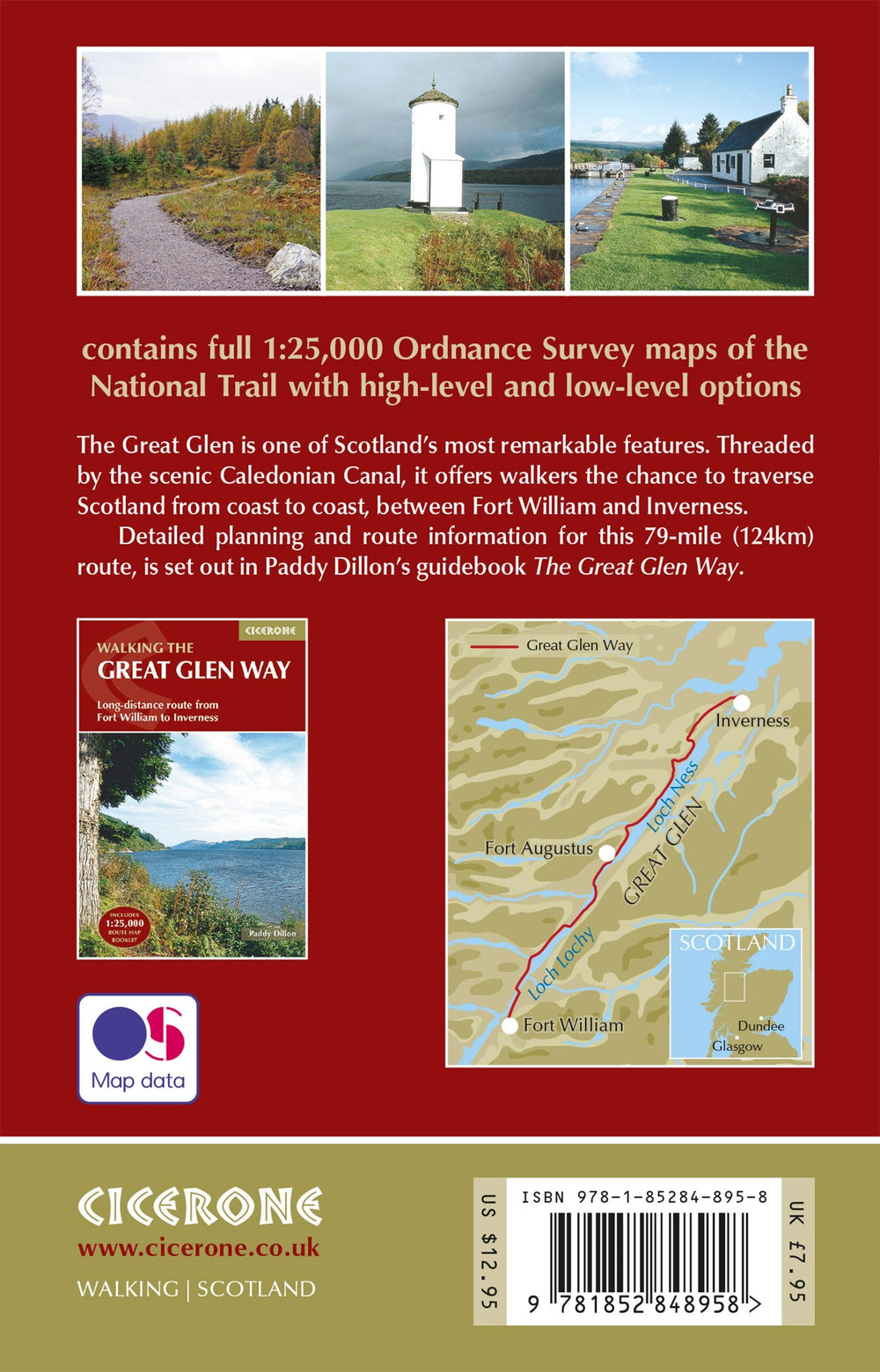 Guide de randonnées (en anglais) - The Great Glen Way (Écosse) | Cicerone guide de randonnée Cicerone 