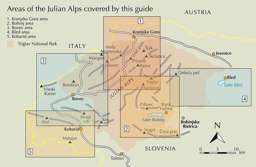 Guide de randonnées (en anglais) - The Julian Alps of Slovenia : Mountain Walks and Short Treks | Cicerone guide de randonnée Cicerone 