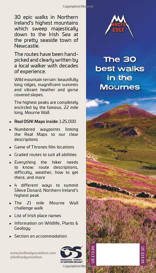 Guide de randonnées (en anglais) - The Mourne Mountains | Knife Edge Outdoor guide de randonnée Knife Edge Outdoor 