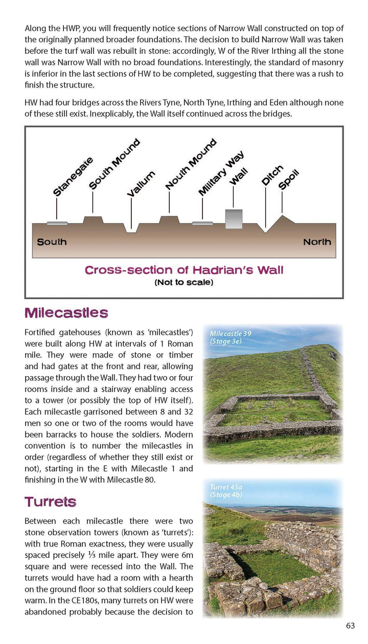 Guide de randonnées (en anglais) - Trekking the Hadrian's Wall Path: Two-way Trekking Guide | Knife Edge Outdoor guide de randonnée Knife Edge Outdoor 