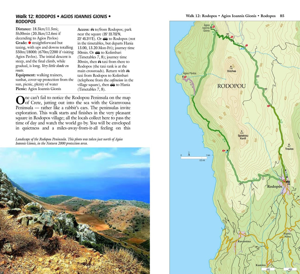 Guide de randonnées (en anglais) - Western Crete | Sunflower guide petit format Sunflower 