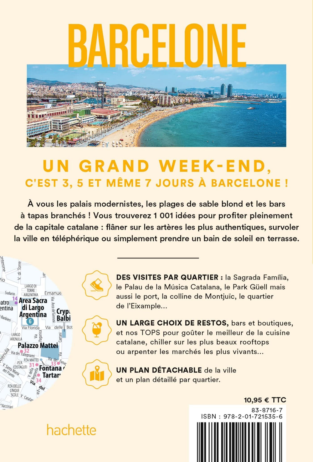 Guide de voyage de poche - Un Grand Week-end à Barcelone | Hachette guide petit format Hachette 