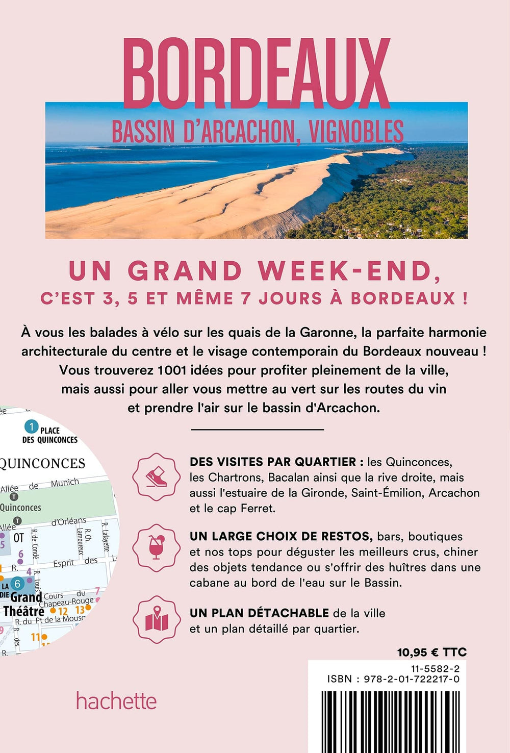 Guide de voyage de poche - Un Grand Week-end à Bordeaux & ses environs - Édition 2023 | Hachette guide petit format Hachette 