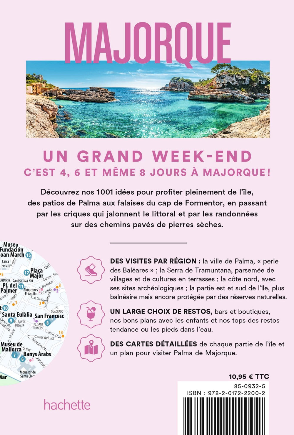 Guide de voyage de poche - Un Grand Week-end à Majorque - Édition 2023 | Hachette guide petit format Hachette 