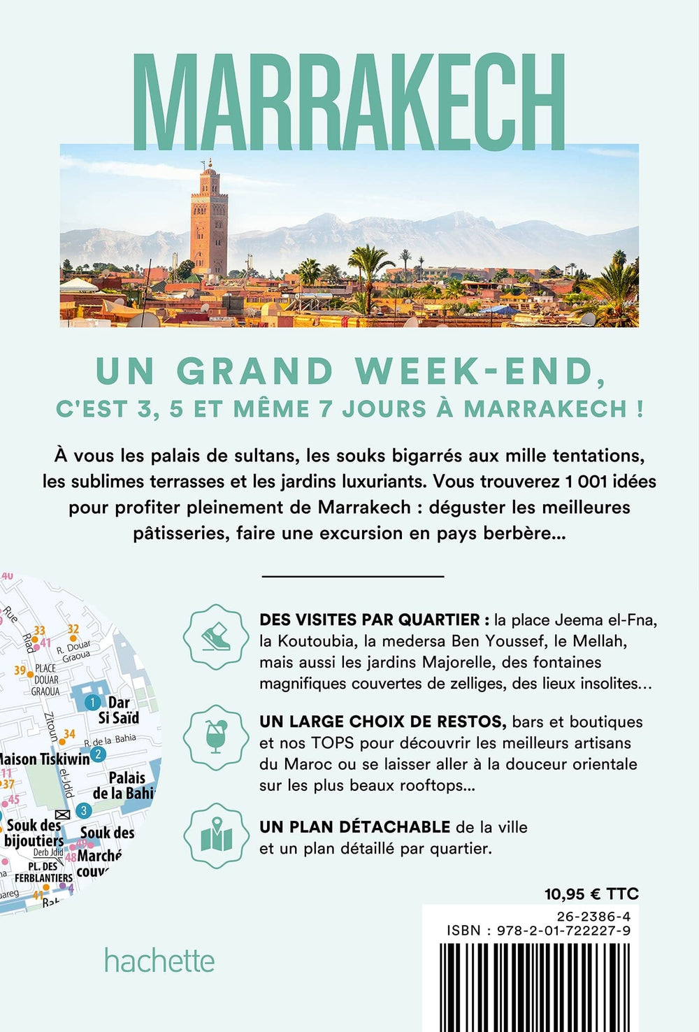 Guide de voyage de poche - Un Grand Week-end à Marrakech | Hachette guide petit format Hachette 