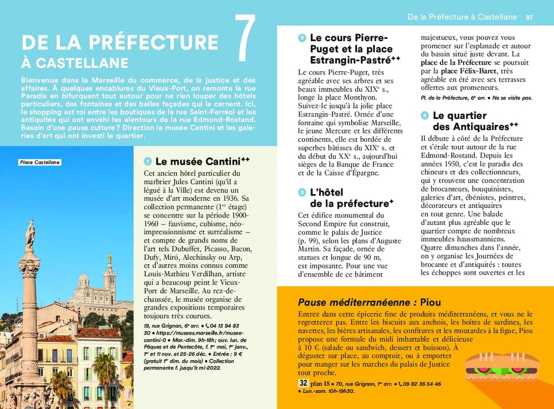 Guide de voyage de poche - Un Grand Week-end à Marseille et les calanques - Édition 2023 | Hachette guide petit format Hachette 