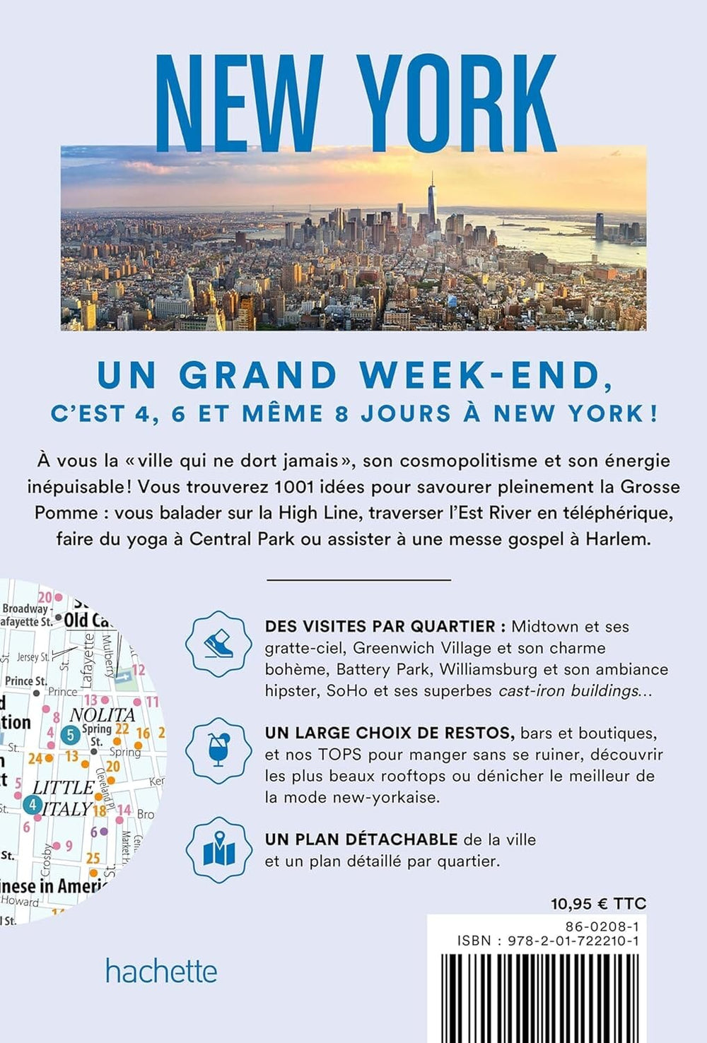 Guide de voyage de poche - Un Grand Week-end à New York - Édition 2023 | Hachette guide petit format Hachette 