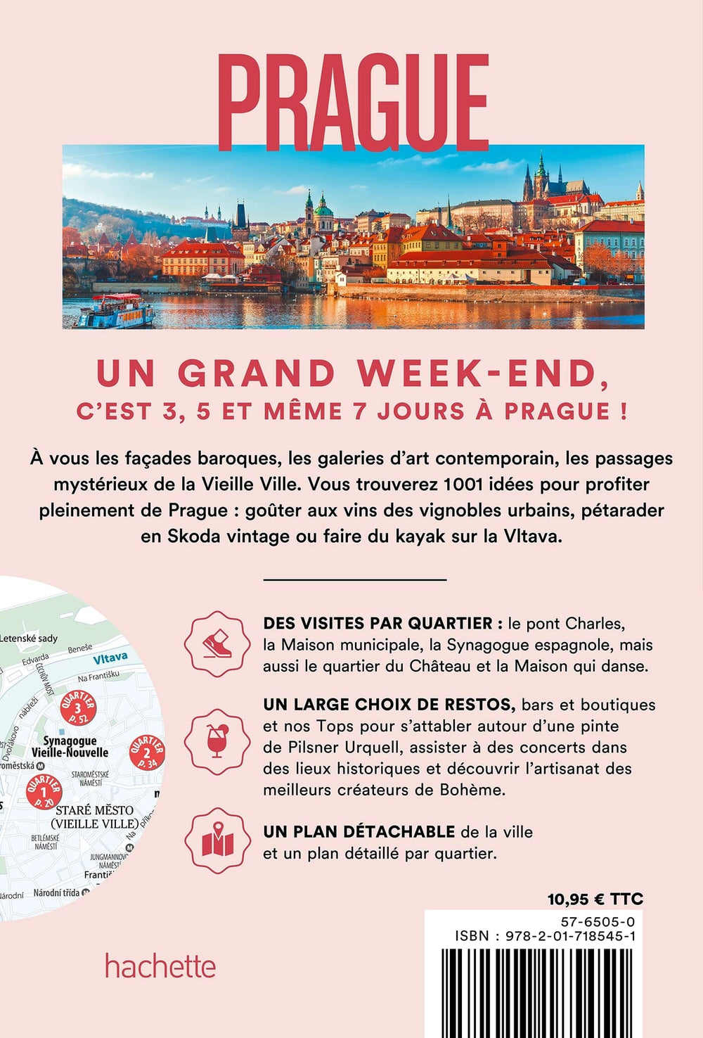 Guide de voyage de poche - Un Grand Week-end à Prague - Édition 2023 | Hachette guide petit format Hachette 