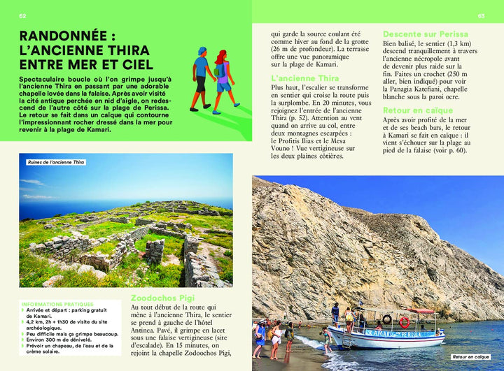 Guide de voyage de poche - Un Grand Week-end à Santorin, Anafi et Ios | Hachette guide de conversation Hachette 