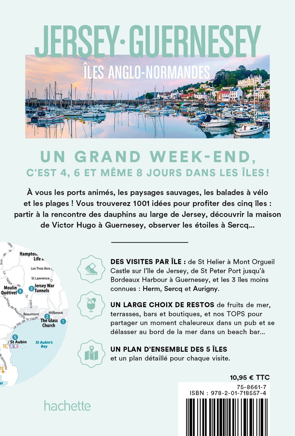 Guide de voyage de poche - Un Grand Week-end : Jersey, Guernesey - Édition 2023 | Hachette guide petit format Hachette 
