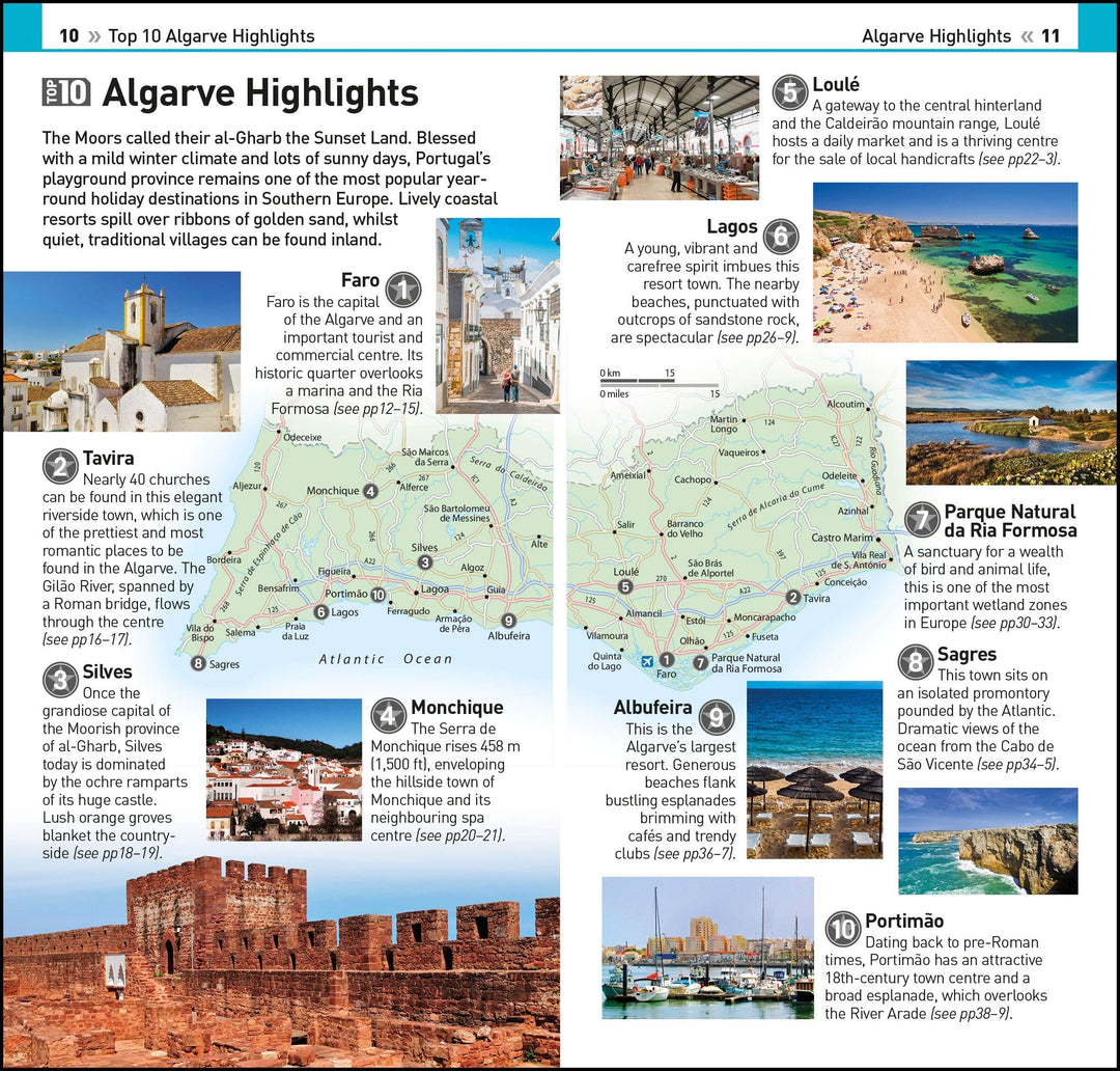 Guide de voyage (en anglais) - Algarve Top 10 | Eyewitness guide de conversation Eyewitness 