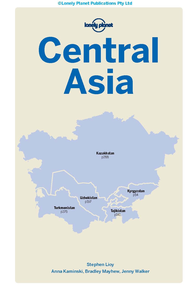 Guide de voyage (en anglais) - Asia Central | Lonely Planet guide de voyage Lonely Planet 