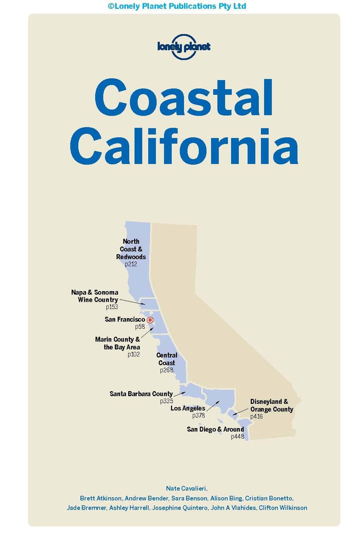 Guide de voyage (en anglais) - California Coastal | Lonely Planet guide de voyage Lonely Planet 
