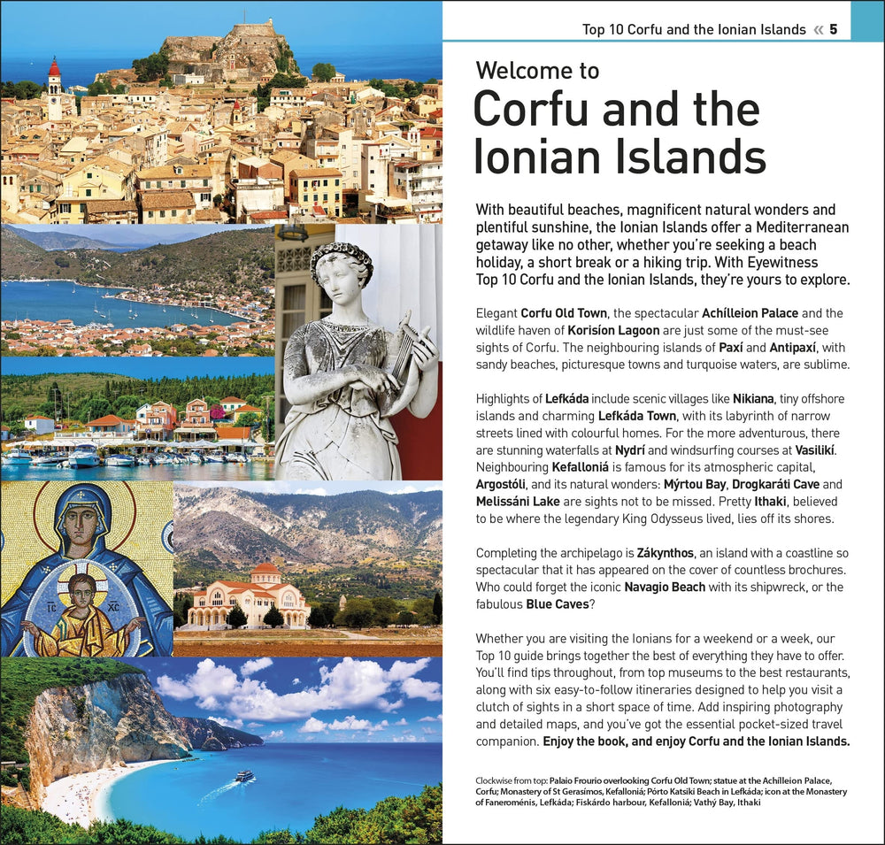 Guide de voyage (en anglais) - Corfu & Ionian Islands Top 10 | Eyewitness guide de conversation Eyewitness 