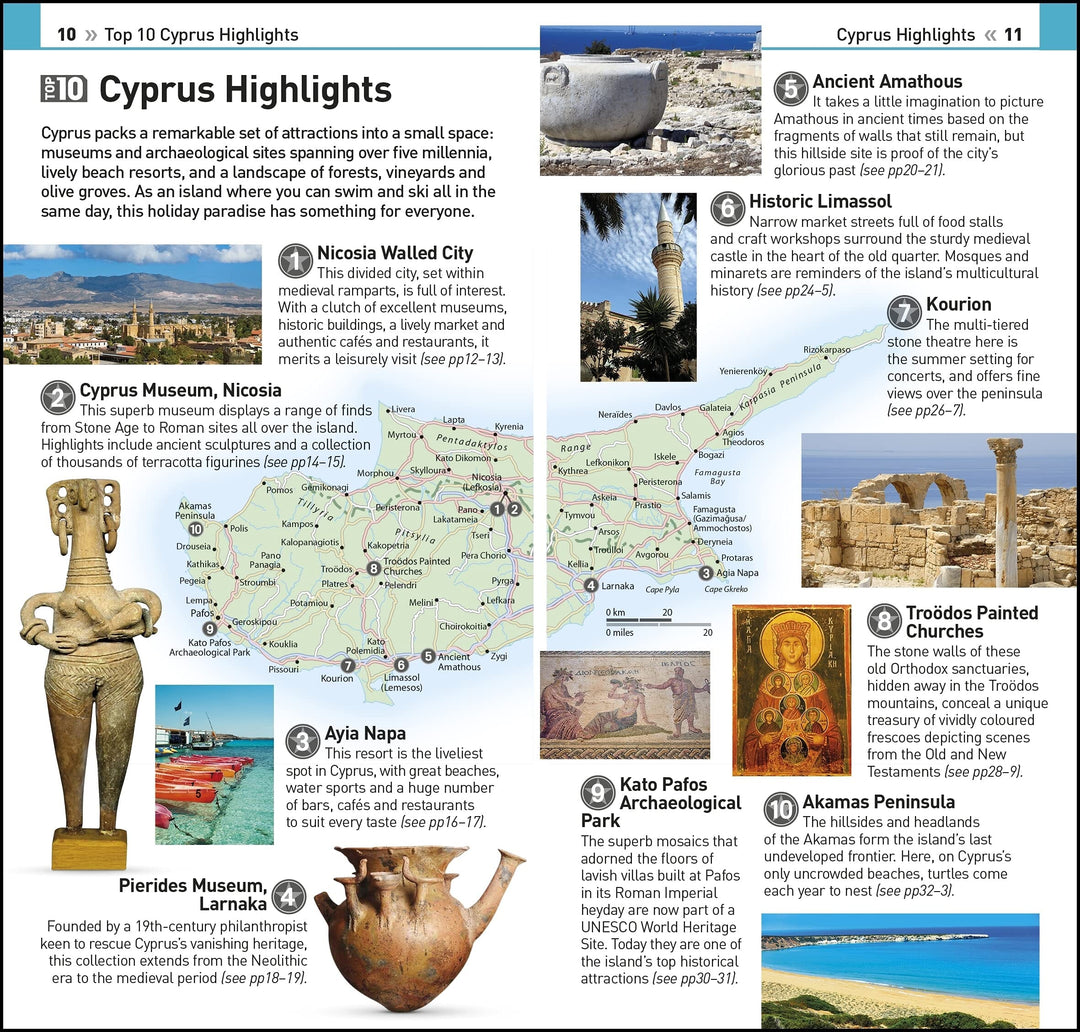 Guide de voyage (en anglais) - Cyprus Top 10 | Eyewitness guide de conversation Eyewitness 