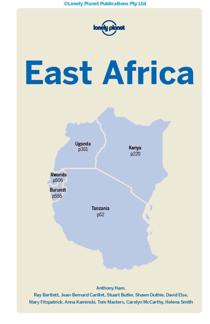 Guide de voyage (en anglais) - East Africa | Lonely Planet guide de voyage Lonely Planet 