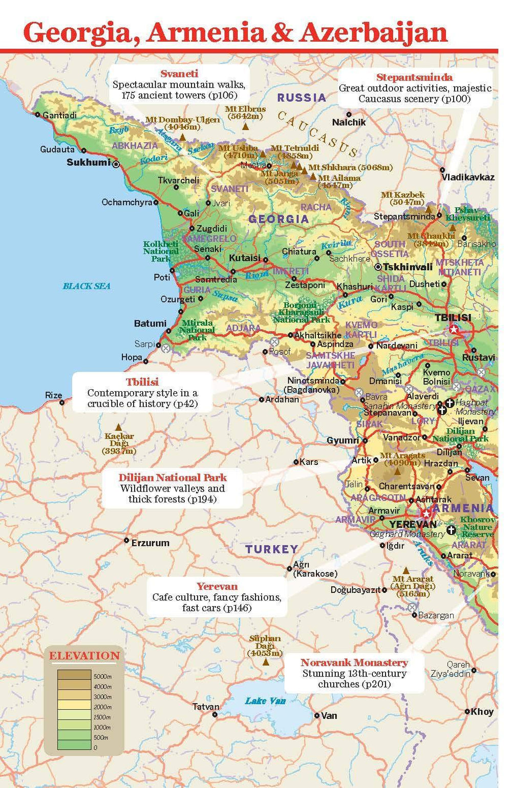 Guide de voyage (en anglais) - Georgia, Armenia & Azerbaijan | Lonely Planet guide de voyage Lonely Planet 