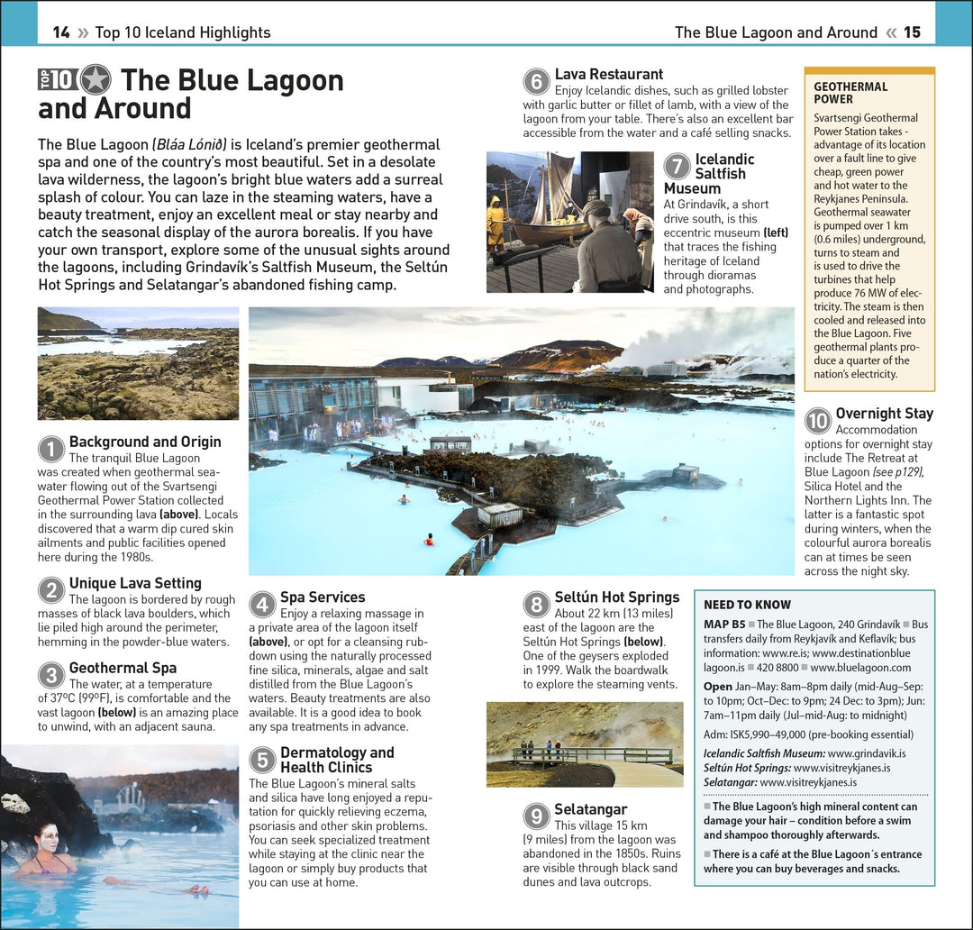 Guide de voyage (en anglais) - Iceland Top 10 | Eyewitness guide petit format Eyewitness 