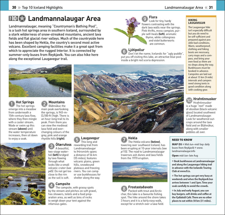 Guide de voyage (en anglais) - Iceland Top 10 | Eyewitness guide petit format Eyewitness 