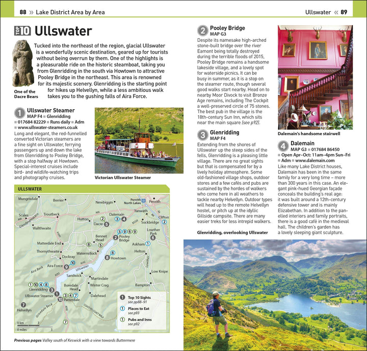 Guide de voyage (en anglais) - Lake District Top 10 | Eyewitness guide petit format Eyewitness 