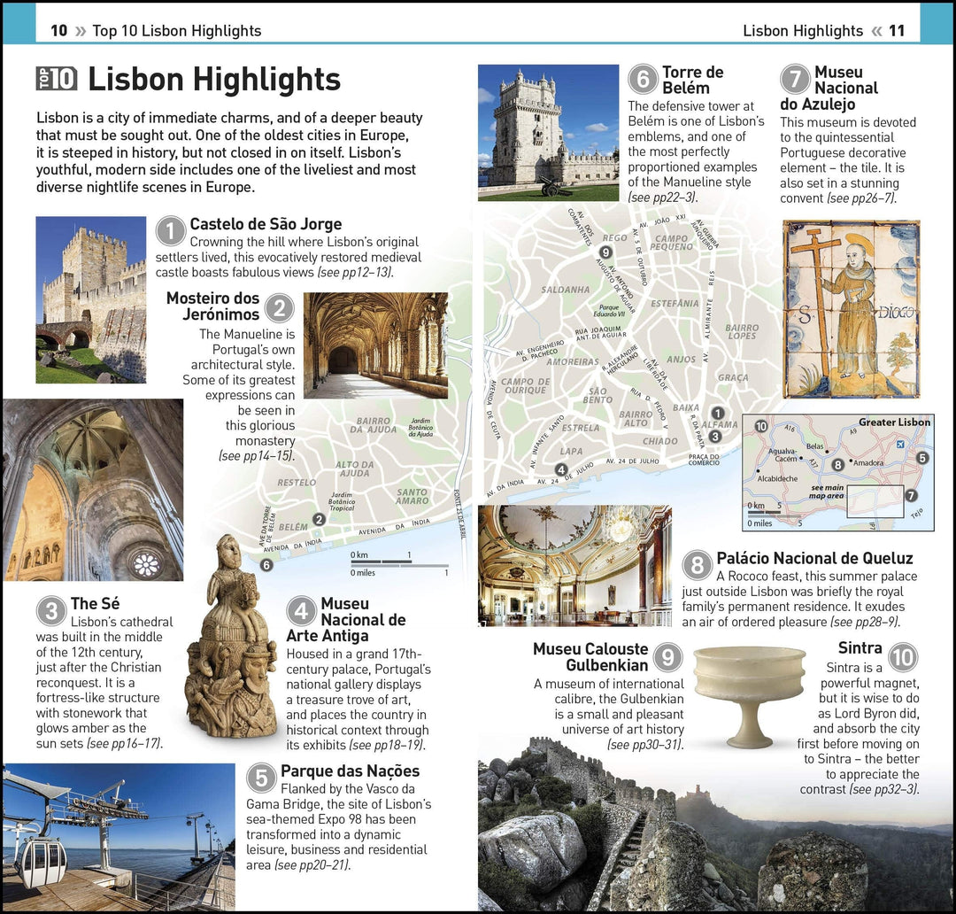 Guide de voyage (en anglais) - Lisbon Top 10 | Eyewitness guide petit format Eyewitness 
