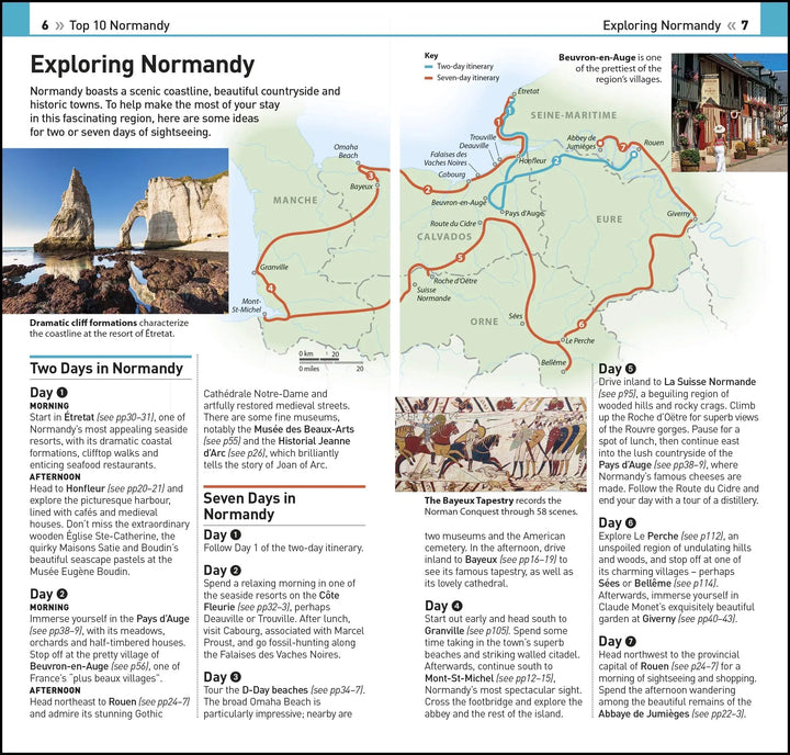 Guide de voyage (en anglais) - Normandy Top 10 | Eyewitness guide de conversation Eyewitness 