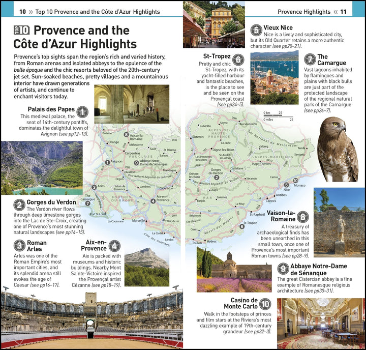 Guide de voyage (en anglais) - Provence & the Côte d'Azur Top 10 | Eyewitness guide petit format Eyewitness 