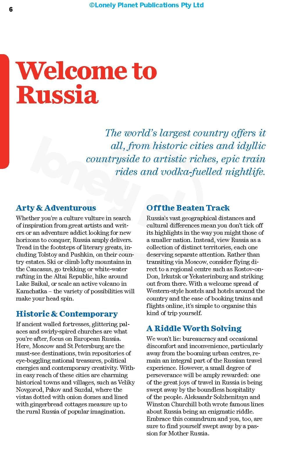 Guide de voyage (en anglais) - Russia | Lonely Planet guide de voyage Lonely Planet EN 