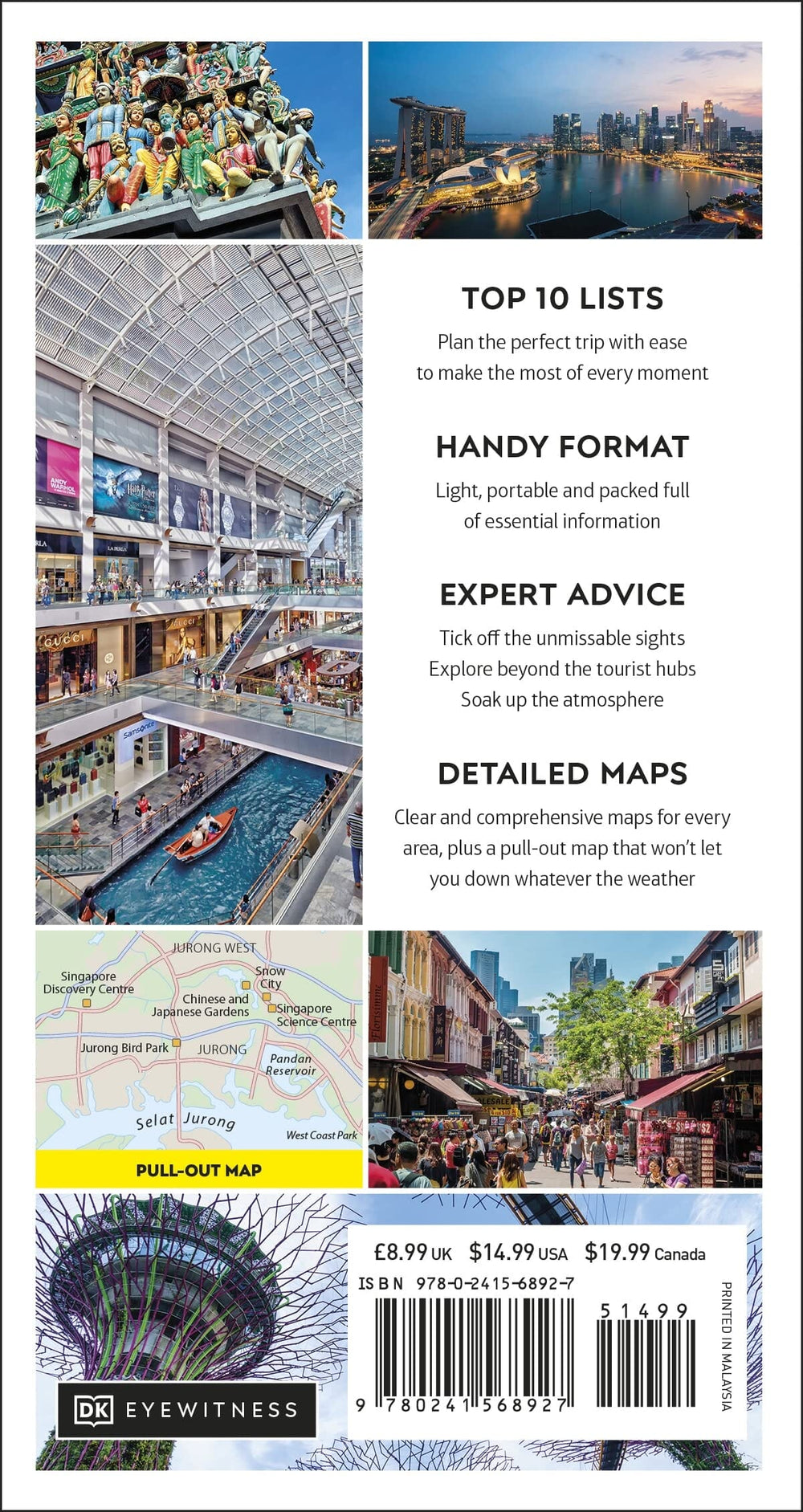 Guide de voyage (en anglais) - Singapore Top 10 | Eyewitness guide petit format Eyewitness 